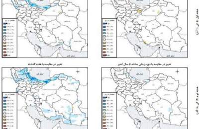 تداوم روند کاهش تبخیر آب در حوضه‌های آبریز